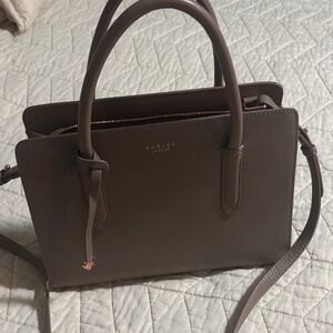 RADLEY LONDON Taupe/Brown Structured Satchel